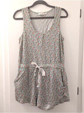 Roller Rabbit Liberty London Romper Anthropologie Canyon Clover Floral- S